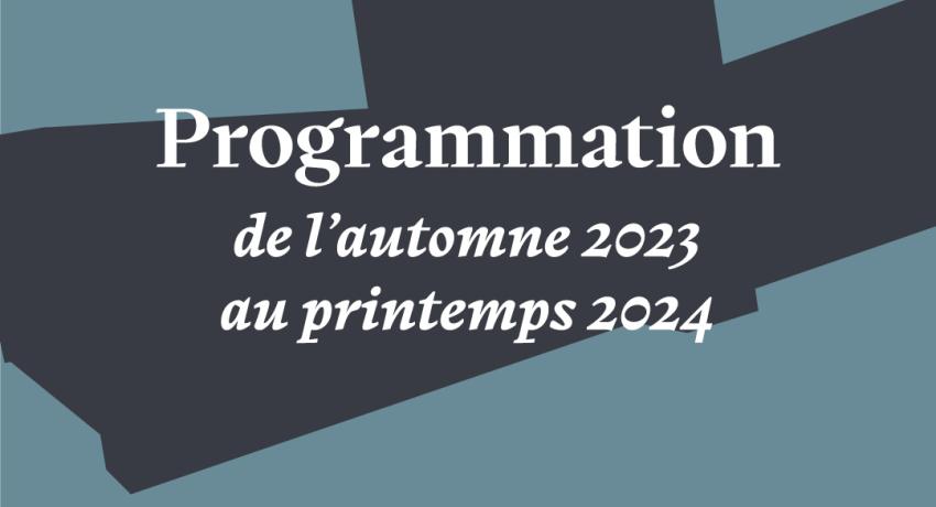 progammation 2023-2024