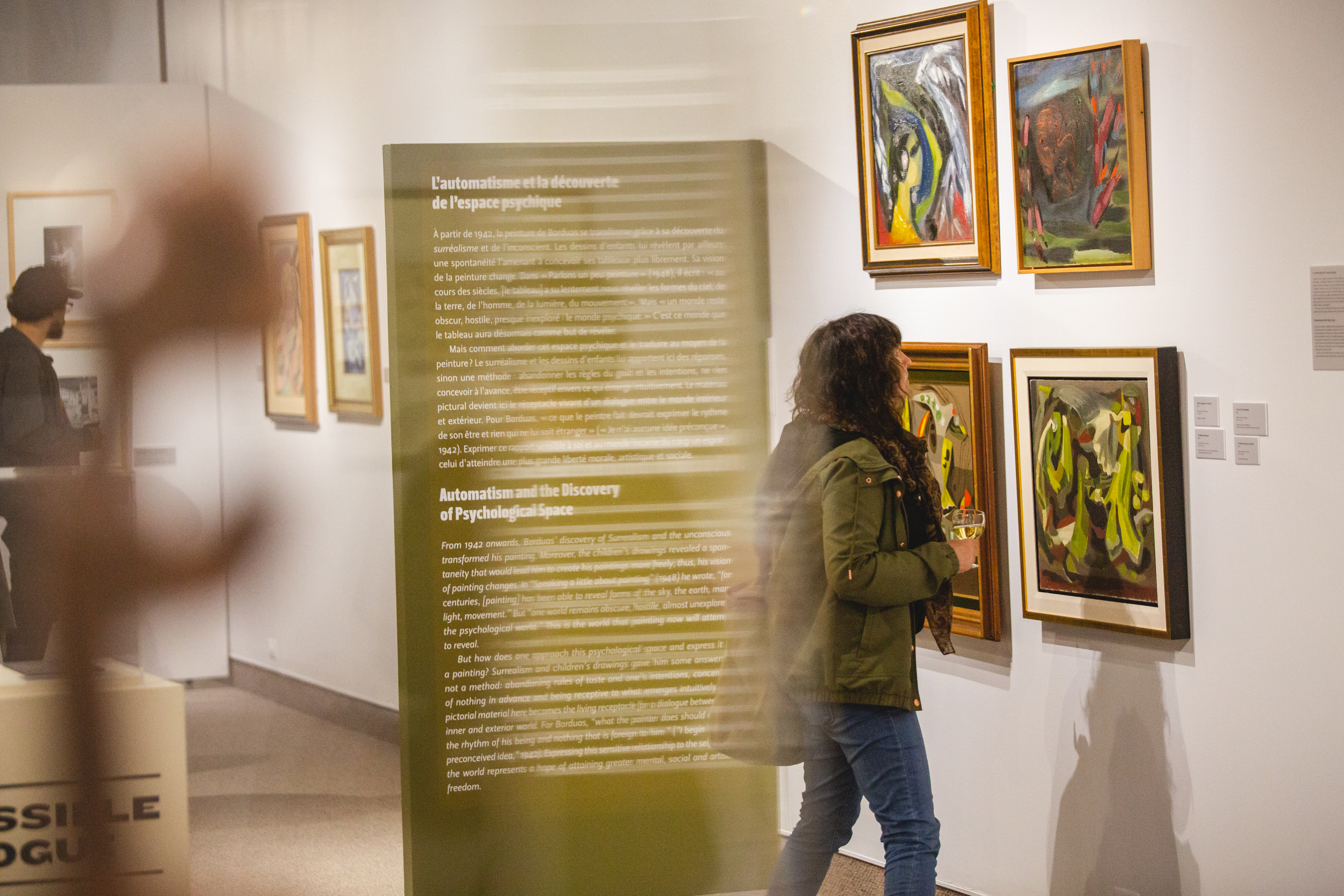 Salle de l'exposition La révolution Borduas