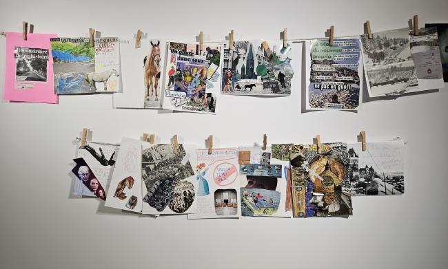 Affiches engagées crées dans l'Espace créatif