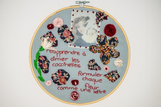 Broderie par Noémie Pomerleau-Cloutier