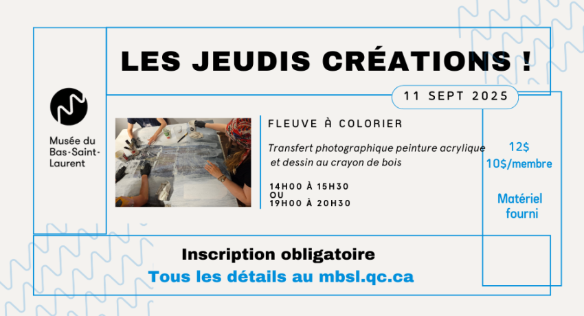 Les Jeudis créations