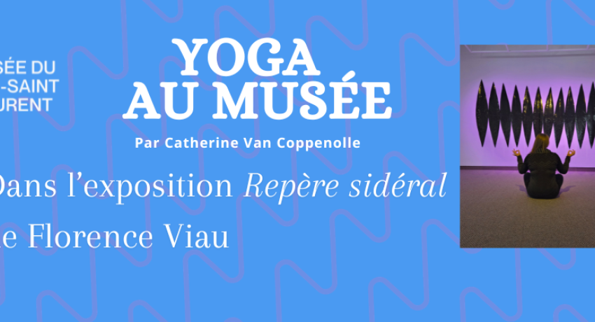 Yoga dans exposition Repère sidéral