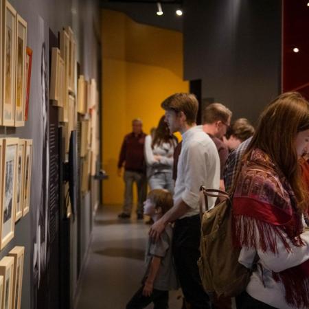 Dévoilement de l'exposition, le 14 novembre 2019